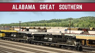 Alabama Great Southern - NS line thru the heart of 'Bama || First Look || Run8