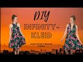 DIY- Infinity Kleid ohne Schnittmuster nähen