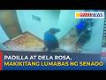 CCTV footage ng paglabas nina Dela Rosa at Padilla sa Senado, isinapubliko