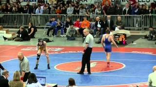 2014 OSAA 5A state wrestling tournament, JT Ayers vs Isaac Aguilar (Hermiston HS)