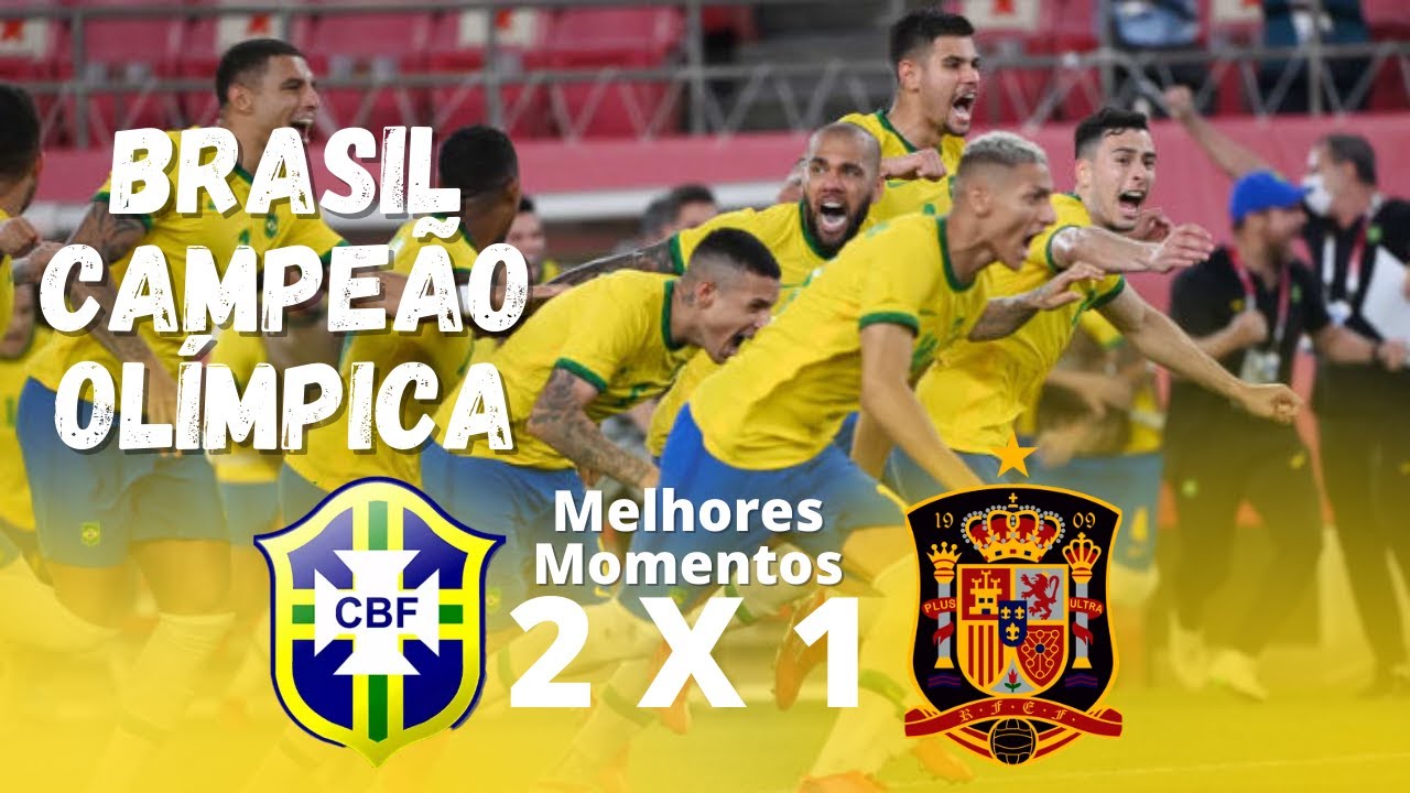 Seleção vence Espanha por 2x1 e é bicampeã olímpica