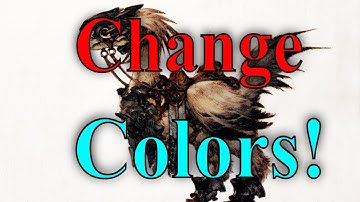 FFXIV How To Color Your Chocobo Step By Step PS4/5 Or PC