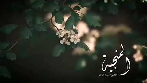 السورة المُنجية من عذاب القبر // الشيخ سعد العتيق