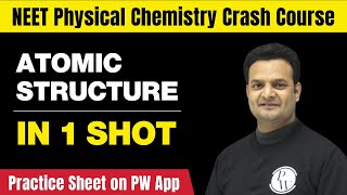ATOMIC STRUCTURE in One Shot - All Concepts, Tricks & PYQs | Class 11 | NEET
