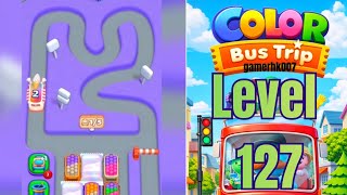 Color Bus Trip level 127 hard level Walkthrough Solution  screenshot 3