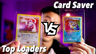 Should I Use Card Saver or Top Loaders for Pokemon Card!?