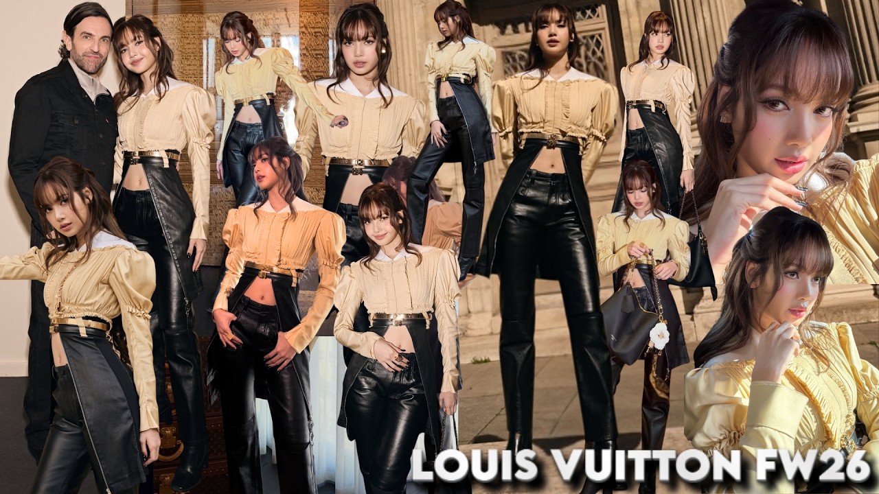 “Pura magia 🍃ลิซ่ามาลงภาพงาน LouisVuitton Paris Fashion Week 2026 เเล้ว สวยมากกก ไม่เคยทำให้ผิดหวัง