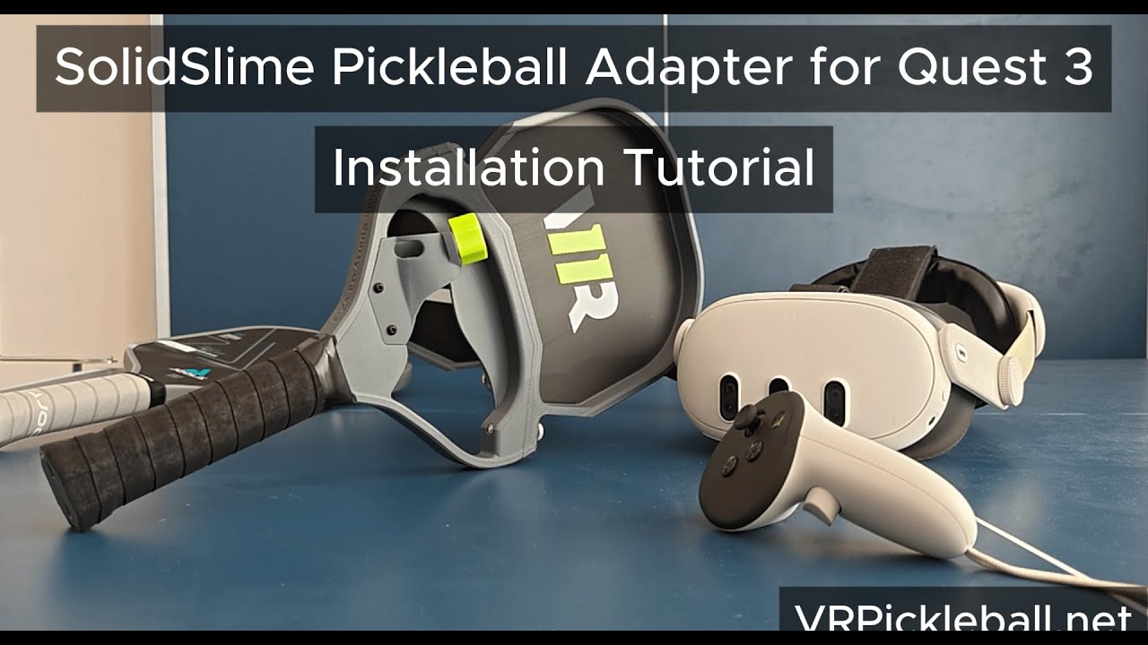 SolidSlime PickleBall Adapter for Meta Quest 3 & 3S - SolidSlime's