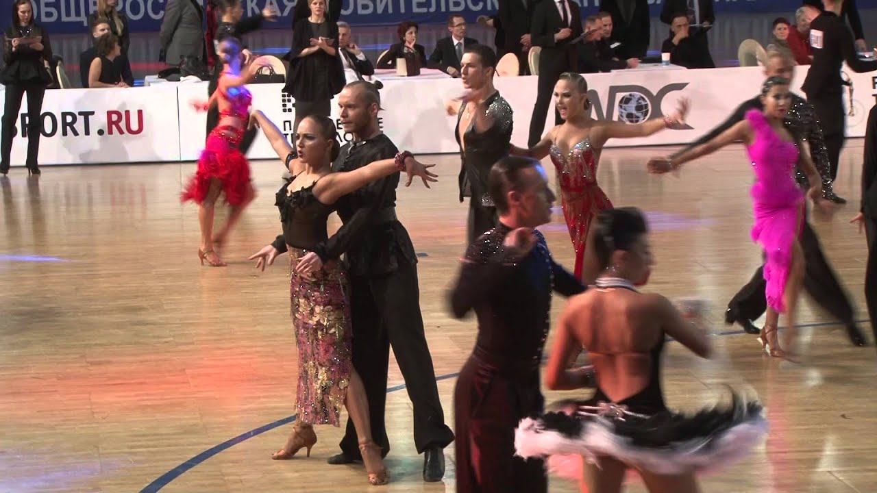 Гапонов Сергей - Андросова Анастасия, 1/16, Cha-cha-cha - YouTube