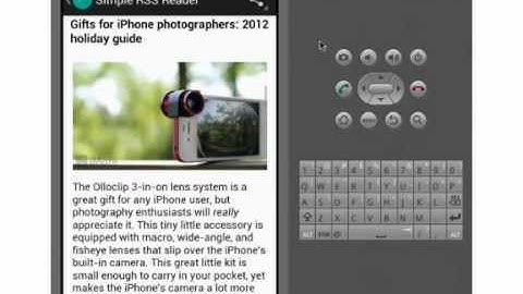 Android RSS Reader - Part 3: Refresh ActionBar item with animation...