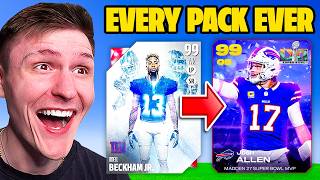 I Bought Every Pack In Madden History... (2015-2026)