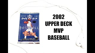 2002 Upper Deck MVP Baseball ASMR Pack
