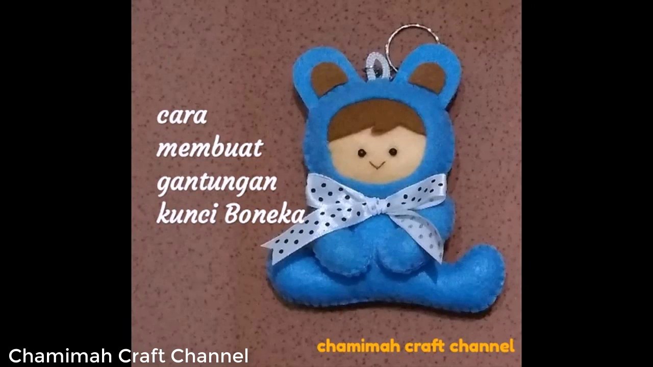  Cara  Membuat  Gantungan  Kunci  Boneka Lucu YouTube