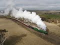 Australian steam locomotive 3801 - Tumulla bank shuttles - June 2021