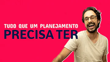 Como se faz um planejamento de redação?