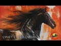 How to paint horses in acrylics and airbrushing with Lynette Orzlowski I Colour In Your Life