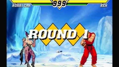 Capcom vs. SNK 2 Arcade Mode- Joe Higashi, Morrigan Aensland, and Haohmaru Playthrough Part 1