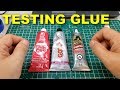 Testing glue SHOE GOO, GOOP, Gorilla clear glue