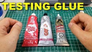 Testing glue SHOE GOO, GOOP, Gorilla clear glue