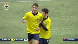 Maç Özeti̇ Fenerbahçe 3-1 Kocaelispor U15