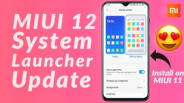MIUI 12 New System Launcher Install on MIUI 11 !! New Home Screen Interface 🔥🔥🔥