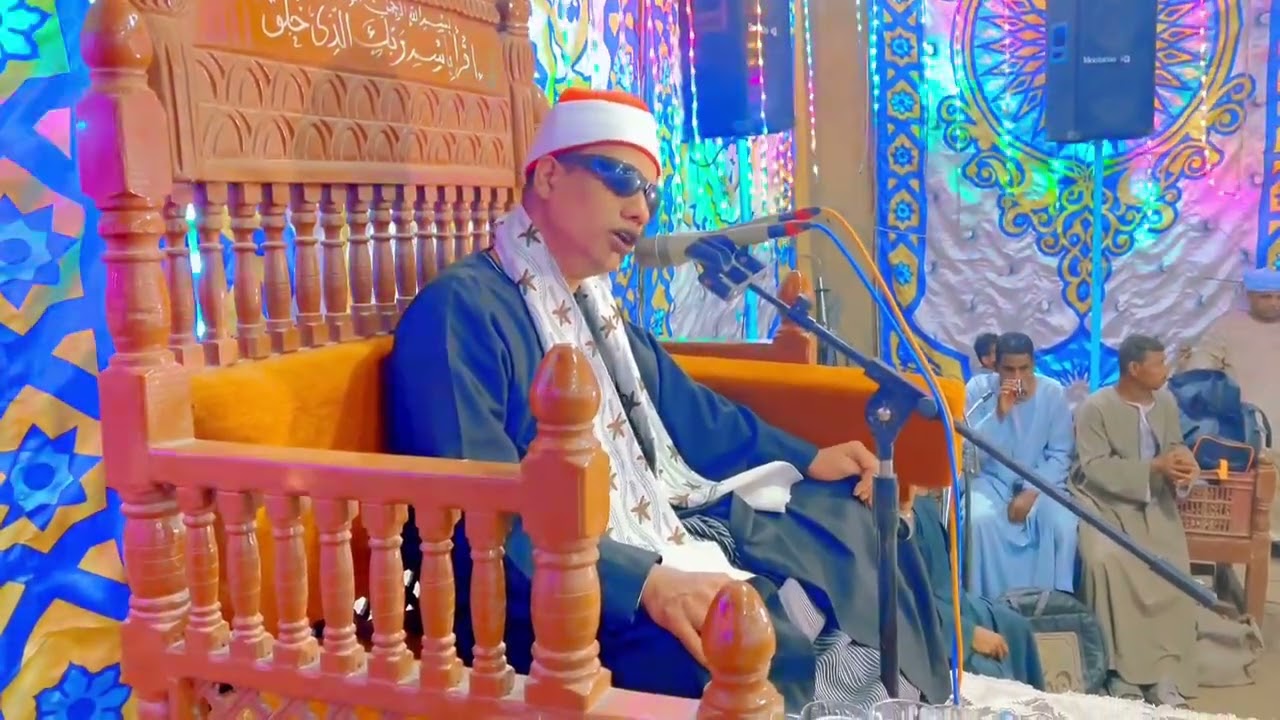 الشيخ محمد مصطفى البنزارى افراح((( آل سنارى ))) حفل زفاف نجل الحج أحمد مصطفى سناري القيط