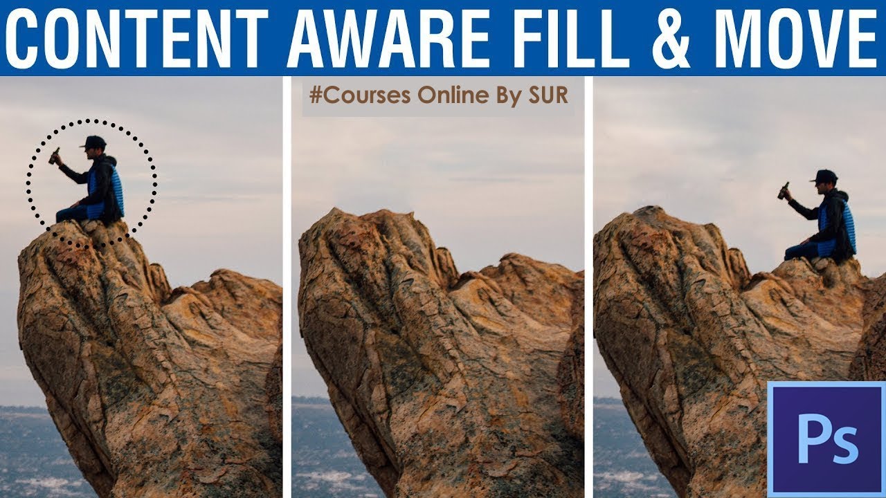 How to Use Content Aware Fill & Move Tool Adobe