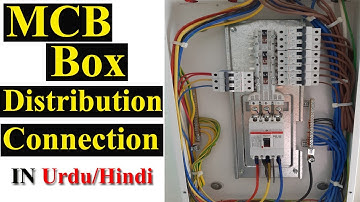 Legrand MCB Distribution Box Connections In Hindi | 3 Phase Distribution Board Wiring | MCB Wiring |