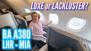 I Flew on BA A380 to Miami : Old Club World Seats Still Up to Par?