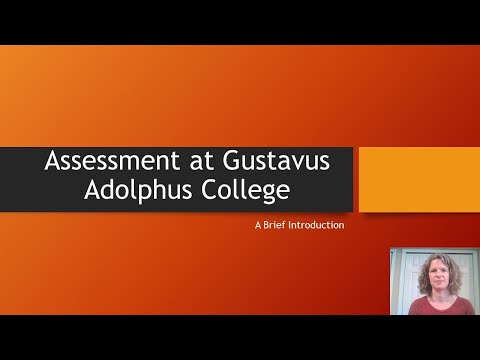 The Academic Affairs Assessment At Gustavus Adolphus College