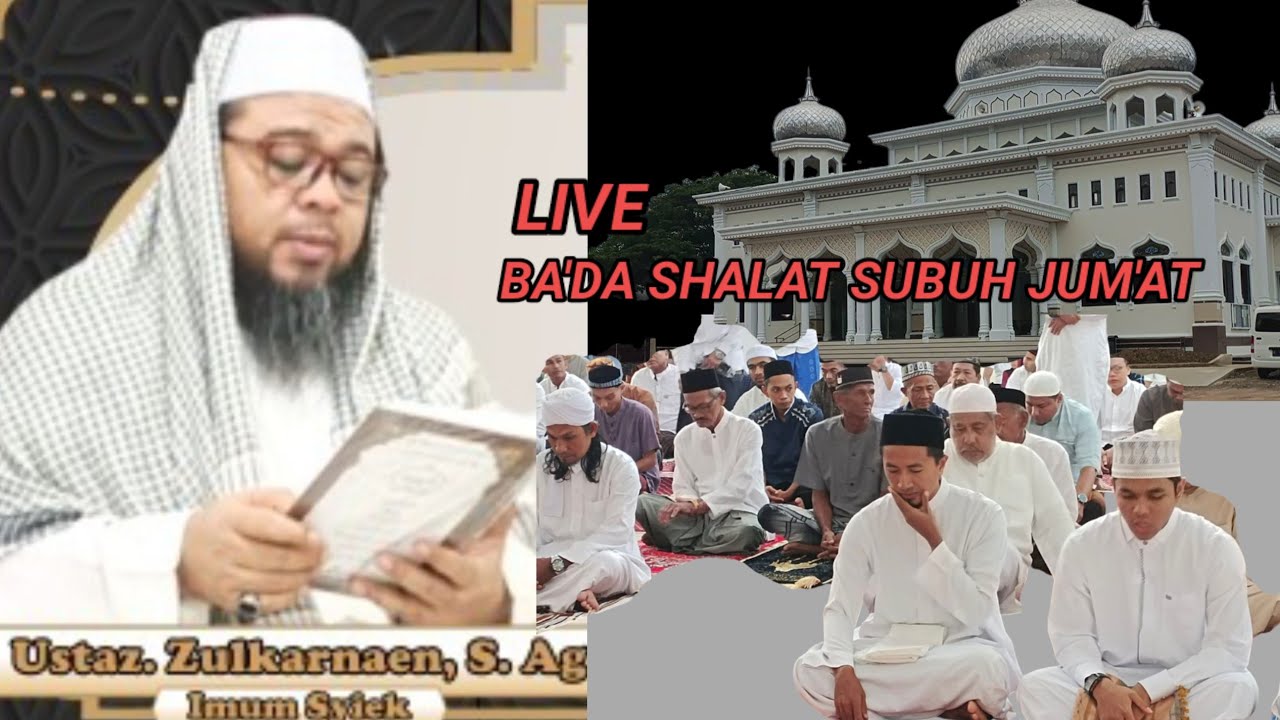 LIVE Imam Shalat Shubuh dan Tausiah Bersama ustadz Zulkarnaen S. Ag