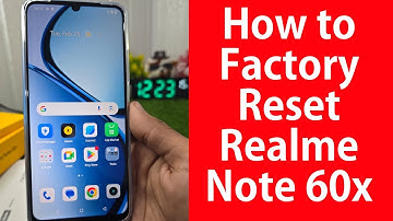 Realme Note 60x Reset kaise kare | How to Factory Reset realme Note 60x