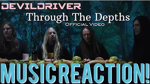 STRAIGHT HEAVY AF🔥DEVILDRIVER - Through The Depths Official Video Music Reaction🔥