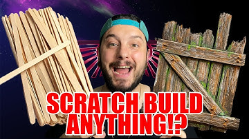 SCRATCH BUILDING WITH COFFEE STIRRERS?! Its really that simple!
