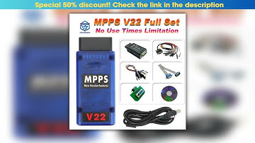 Unboxing Newest MPPS V22 Full Set Unlimited MPPS Master ECU Master MAINTricoreMultibootBreakout