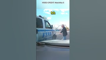 Driver Tries To Flee & Gets Instant Karma!