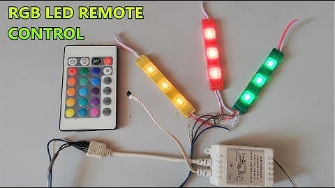 RGB SMD LED IR Remote control // 24 Key function // part-3