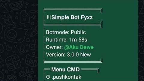 𝗦𝗖 𝗕𝗢𝗧 𝗪𝗔 𝗙𝗥𝗘𝗘!! 𝗣𝗨𝗦𝗛𝗞𝗢𝗡𝗧𝗔𝗞 𝗫 𝗝𝗣𝗠 || 𝗡𝗢 𝗘𝗡𝗖 || 𝗡𝗢 𝗣𝗔𝗦𝗦𝗪𝗢𝗥𝗗