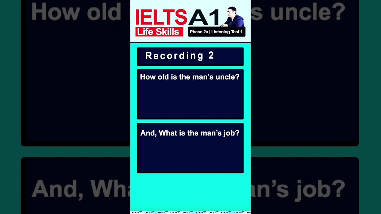 IELTS Life Skills A1 Listening Test 2026 🇬🇧