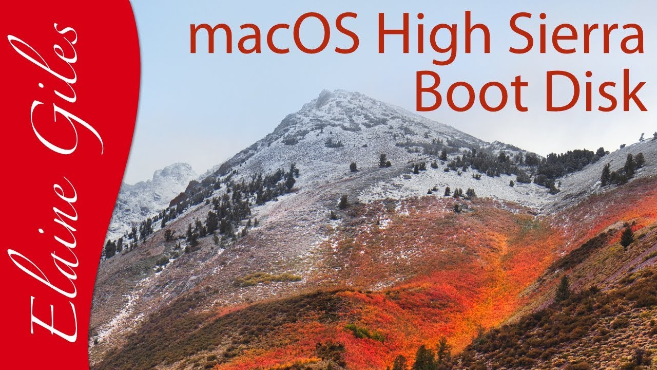 create macos high sierra usb