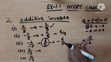 Q 2-Ex 1.1: Rational Number-NCERT-Class 8 Chapter 1 CBSE/RBSE/MP Board/JCERT/JEPC/Additive Inverse