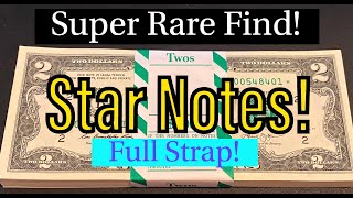 Super Rare Star Note Find! Full BEP Strap!