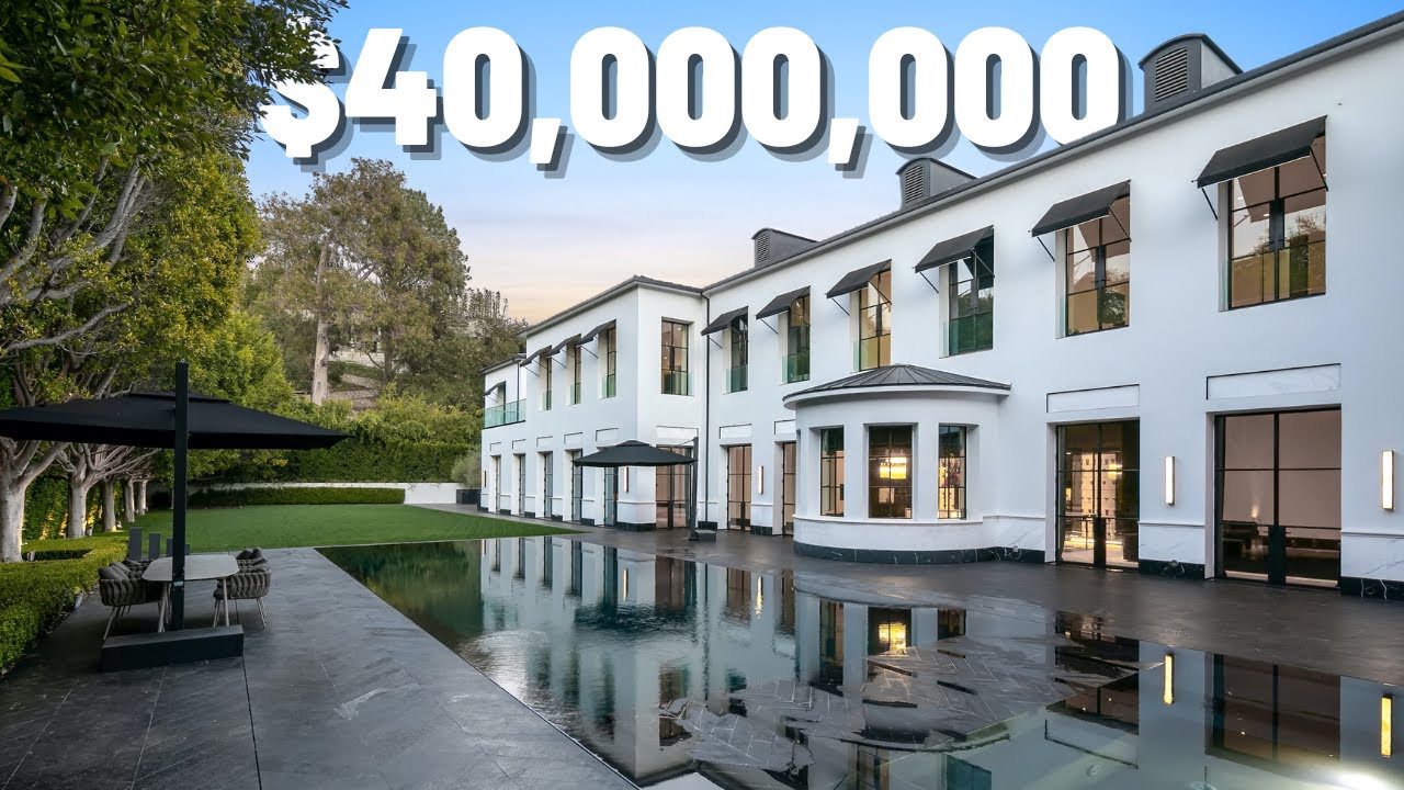 Inside a 40 MILLION Los Angeles Mega Mansion YouTube