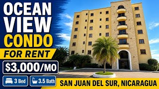 $3,000/Mo San Juan del Sur Oceanfront Apartment | 3 Bed | 3.5 Bath #Shorts