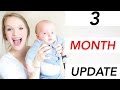 3 MONTH UPDATE | Reflux, Colic, &amp; Supplementing ♡