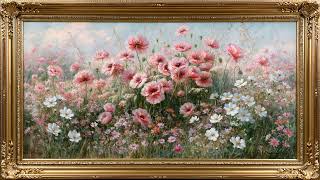 Summer Poppy Field Oil Painting | 4K Vintage Wallpaper Art Screensaver | Vintage Frames screenshot 3