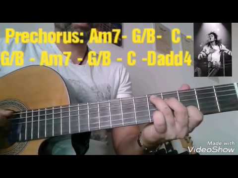 Man In The Mirror Micheal Jackson Guitar Chords Youtube
