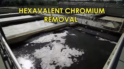 Hexavalent chromium wastewater treatment technology