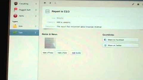 Springpad on Ipad2, video tutorial