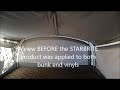 Removing mold from a Tent Trailers vinyl fabric